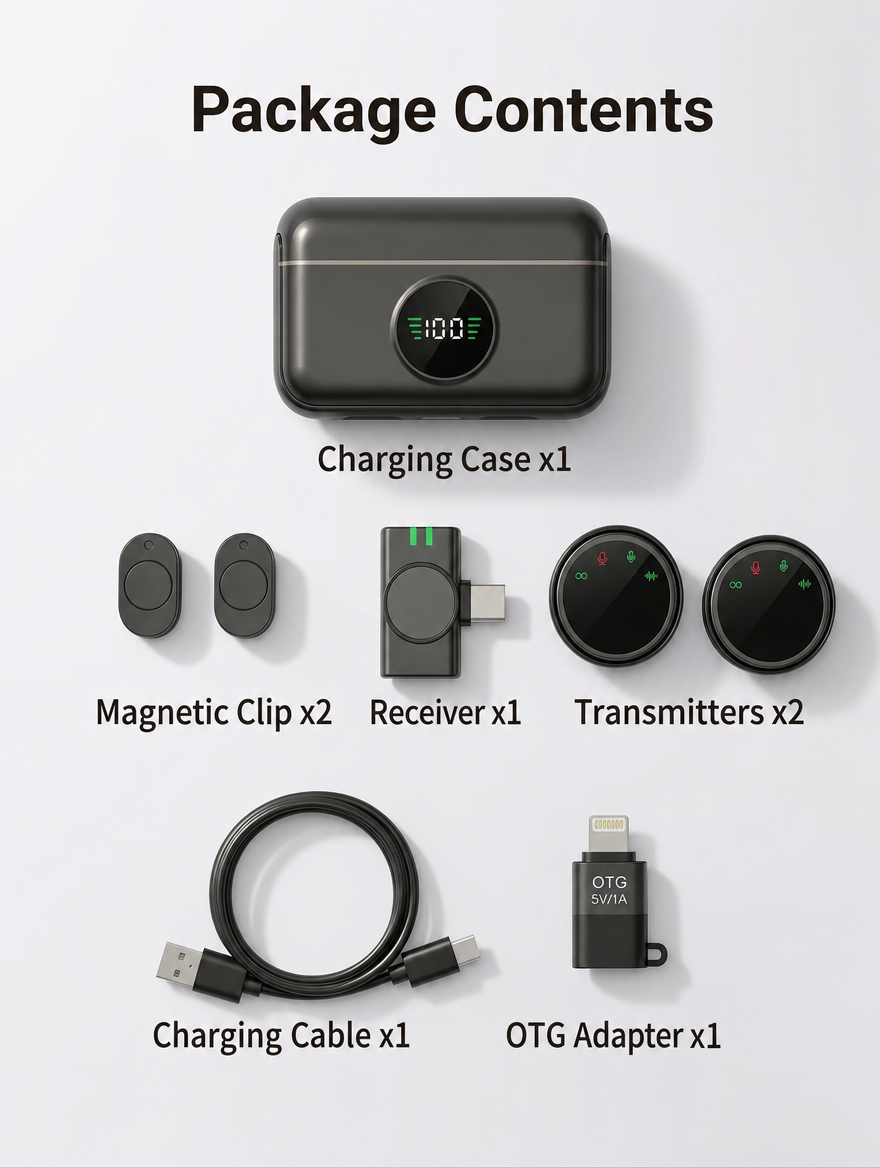 XPLife Pro Wireless Microphone
